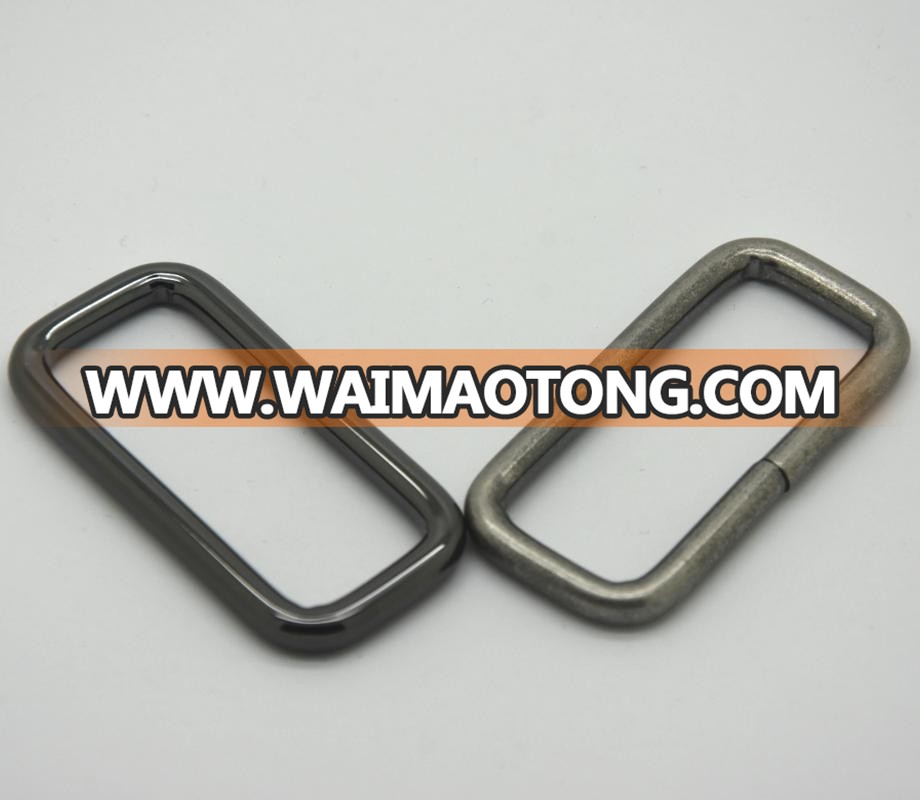 Silver Alloy Metal Square Ring Buckle for Handbags