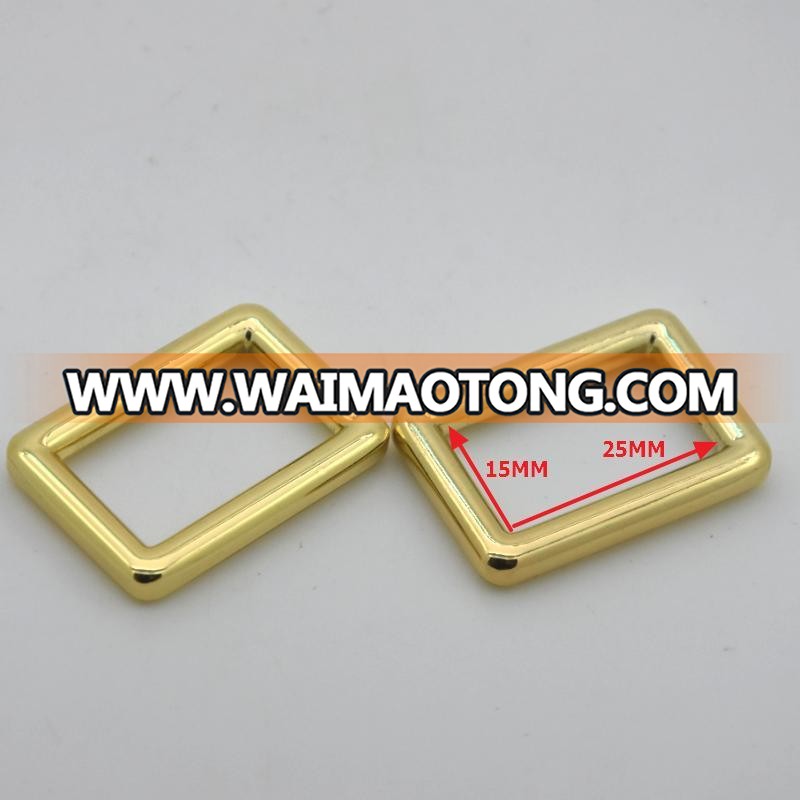 Alloy Metal Square Ring Buckle for Handbags